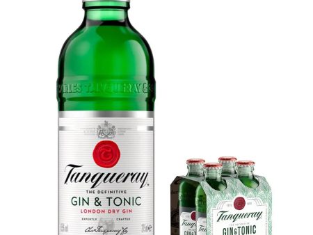 Tanqueray Gin & Tonic Premixed Cocktail, 275 ml Discount