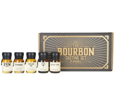 Drinks By The Dram Bourbon Tasting  Miniature set, 5 x 3 cl on Sale