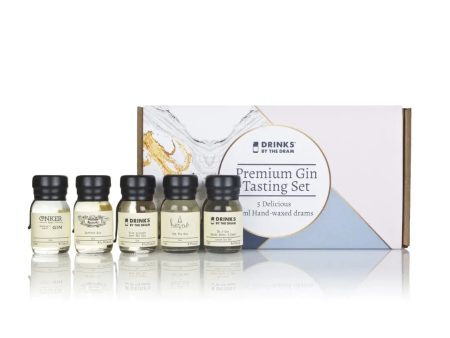 Drinks By The Dram Gin Flavour Selection Tasting Miniature Set, 5 x 3 cl Supply