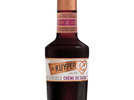 De Kuyper Creme De Cacao Brown Liqueur, 50 cl For Sale