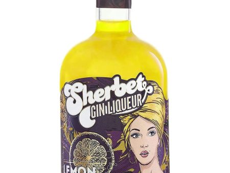 Lemon Sherbet Gin Liquer, 50 cl on Sale