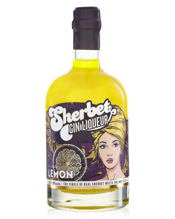 Lemon Sherbet Gin Liquer, 50 cl on Sale