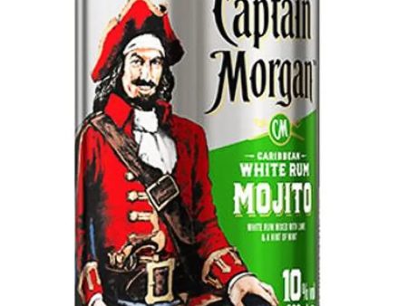 Captain Morgan White Rum Mojito Premixed Cocktail Can, 330 ml For Cheap