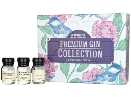 Drinks By The Dram 12 Dram Premium Gin Collection, 12 x 3 cl Cheap