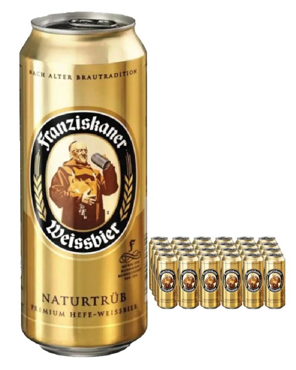 Franziskaner Weissbier Beer , 24 x 500 ml Cheap