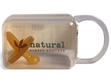 Natural Rubber Soother Ortho Large (6+ Months) - Single With Case For Discount