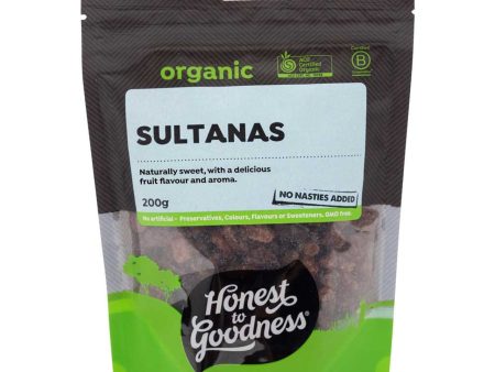 Honest to Goodness Organic Sultanas 200g Fashion