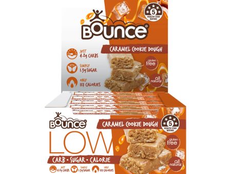 Bounce Low Carb-Sugar-Calorie Bar Caramel Cookie Dough 35g x 15 Online now