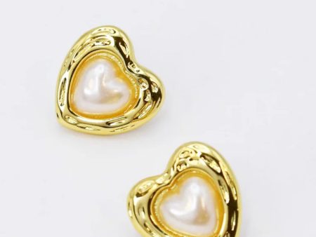 Pearl Gold Studs For Discount