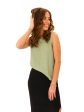 Work and Play Sage Green Tank Top Supply