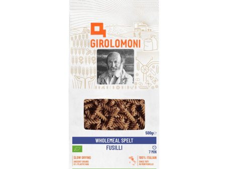 Girolomoni Wholemeal Spelt Fusilli 500g Online Hot Sale