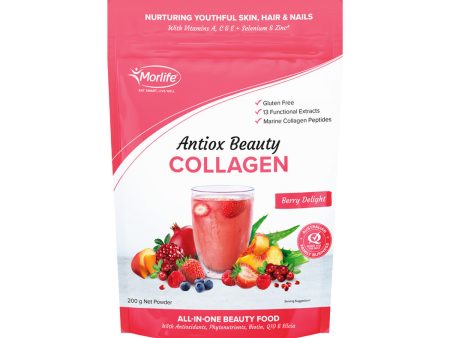 Morlife Antiox Beauty Collagen Berry Delight 200g Sale