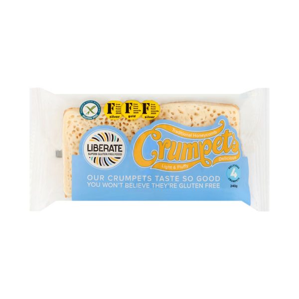 Liberate Gluten Free Crumpets 240g Online now