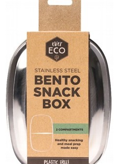 Ever Eco Stainless Steel Bento Snack Box - 2 Compartment Online Hot Sale