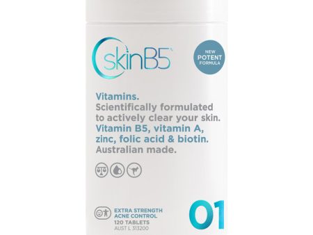 SkinB5 Extra Strength Acne Control 120 Tablets Online Sale