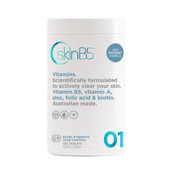 SkinB5 Extra Strength Acne Control 120 Tablets Online Sale