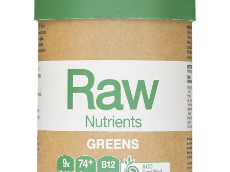 Amazonia Raw Nutrients Greens Mint & Vanilla Flavour 120g Supply