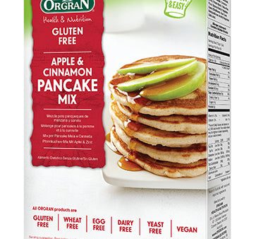 Orgran Gluten Free Apple & Cinnamon Pancake Mix 375g x8 Online Hot Sale