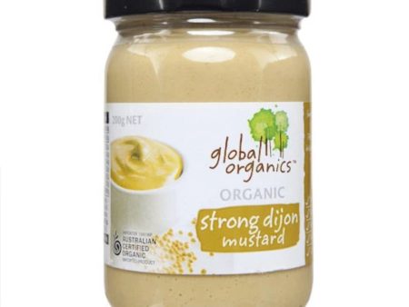 Global Organics Strong Dijon Mustard 200g x 6 For Cheap