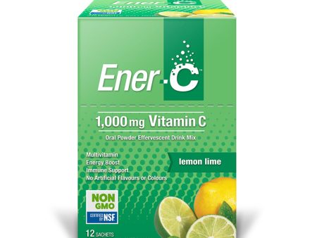 Martin & Pleasance Ener-C 1000mg Vitamin C Drink Mix Lemon Lime Sachet 9.5g x 12 Discount