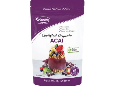 Morlife Organic Acai Powder 80g For Sale