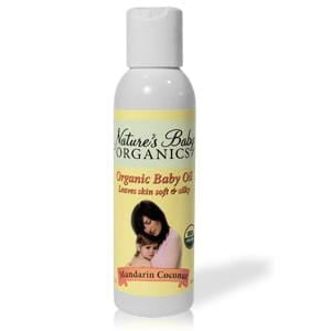 Nature s Baby Organics Baby Oil, Mandarin Coconut, Organic - 4 ozs. For Discount