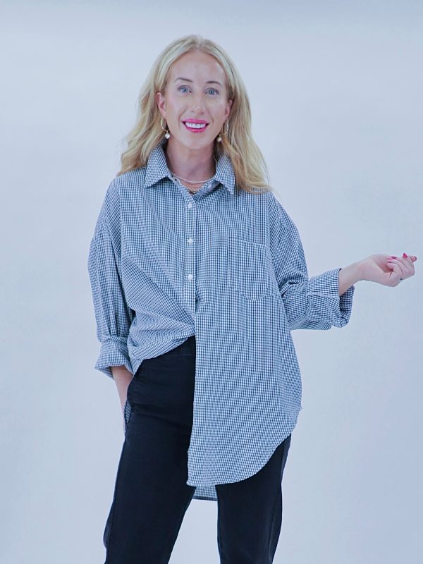 Sutton Button Down Top on Sale