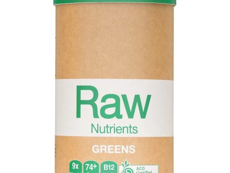 Amazonia Raw Raw Nutrients Greens Mint & Vanilla Flavour 600g Fashion