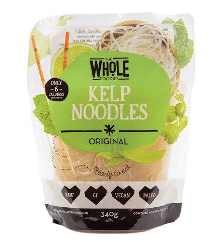 The Whole Foodies Wild Kelp Noodles Original 340g Online now