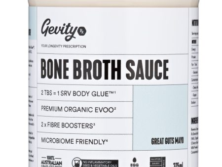 Gevity Rx Bone Broth Great Guts Mayo 375ml Online Hot Sale