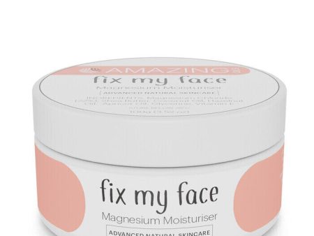 Amazing Oils Magnesium Moisturiser Fix My Face 100g on Sale