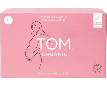 TOM Organic Maternity Pads Wingless 4x8pk on Sale