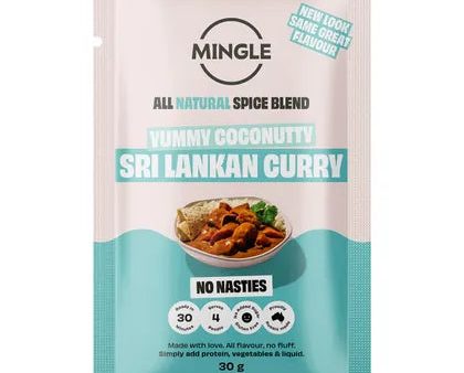 Mingle Sri Lankan Curry All Natural Recipe Base 12x30g For Cheap