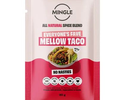 Mingle Mellow Taco All Natural Recipe Base 12x30g Sale