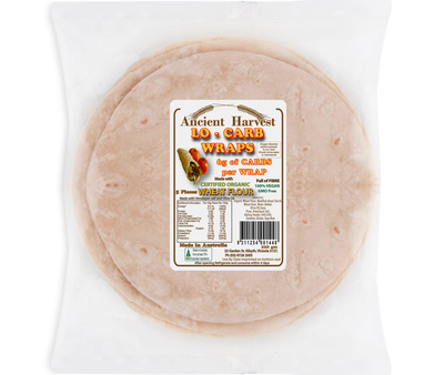 Ancient Harvest Organic Lo-Carb Wraps 5x6g Online Sale