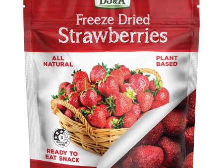 DJ&A Freeze Dried Strawberries 10x25g Online now