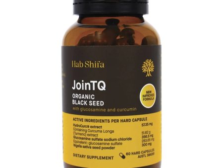 Hab Shifa JoinTQ+ Organic Black Seed Oil With Glucosamine & Curcumin Vegecaps 60 Discount