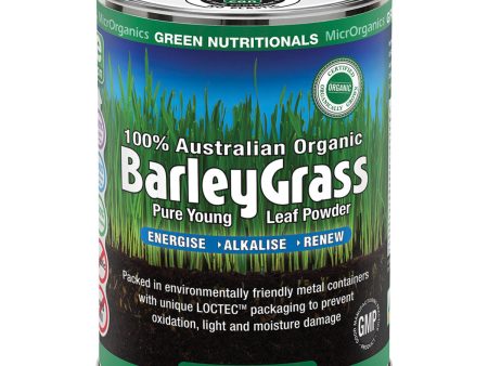 Green Nutritionals Organic Australian Barley Grass Powder 600g Discount