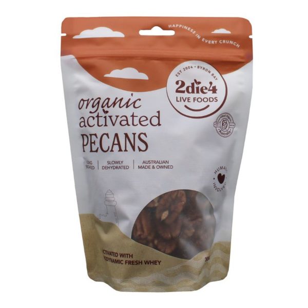 2Die4 Activated Organic Pecans 300g Fashion