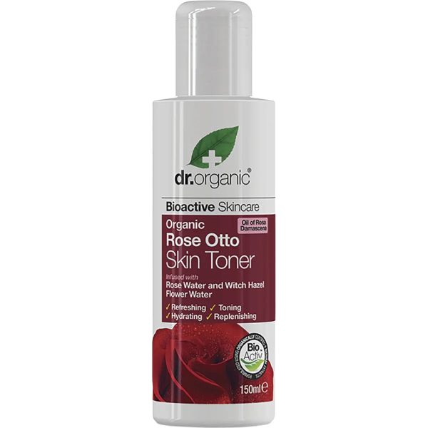 Dr Organic Skin Toner Organic Rose Otto 150ml Discount