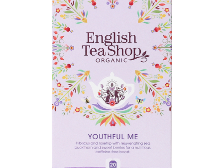 English Tea Shop Organic Wellness Youthful Me Teabags 20 Bags x 6 For Discount