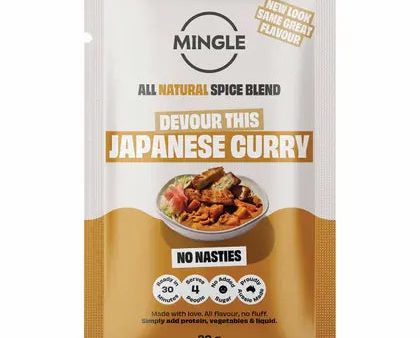 Mingle Japanese Curry All Natural Recipe Base 12x30g Cheap