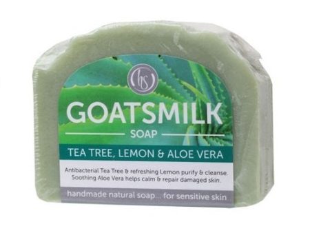 Harmony Soapworks Tea Tree & Lemon Goat s Milk Soap 140g x 5 packs For Sale