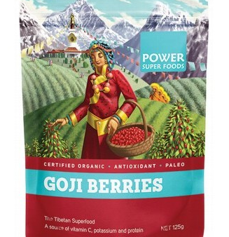 Power Super Foods Organic Goji Berries 125g For Sale