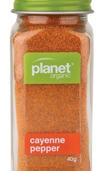 Planet Organic Ground Cayenne Pepper 40g Cheap