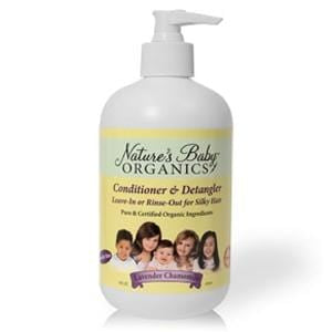 Nature s Baby Organics Conditioner Detangler, Lavender Chamomile - 16 ozs. Sale