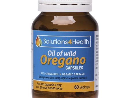 Solutions 4 Health Oil of Wild Oregano VegeCaps 60 Caps Online