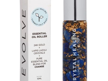 Summer Salt Body - Essential Oil Roller With 24K Gold Evolve - Lapis Lazuli Crystals 10ml Sale