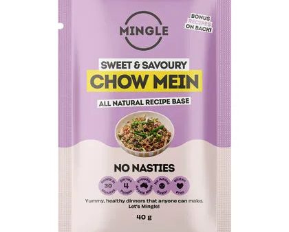 Mingle Chow Mein All Natural Recipe Base 12x40g Online Sale