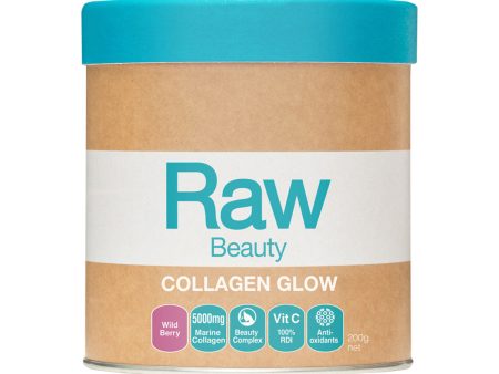 Amazonia Raw Beauty Collagen Glow Wild Berry 200g Sale